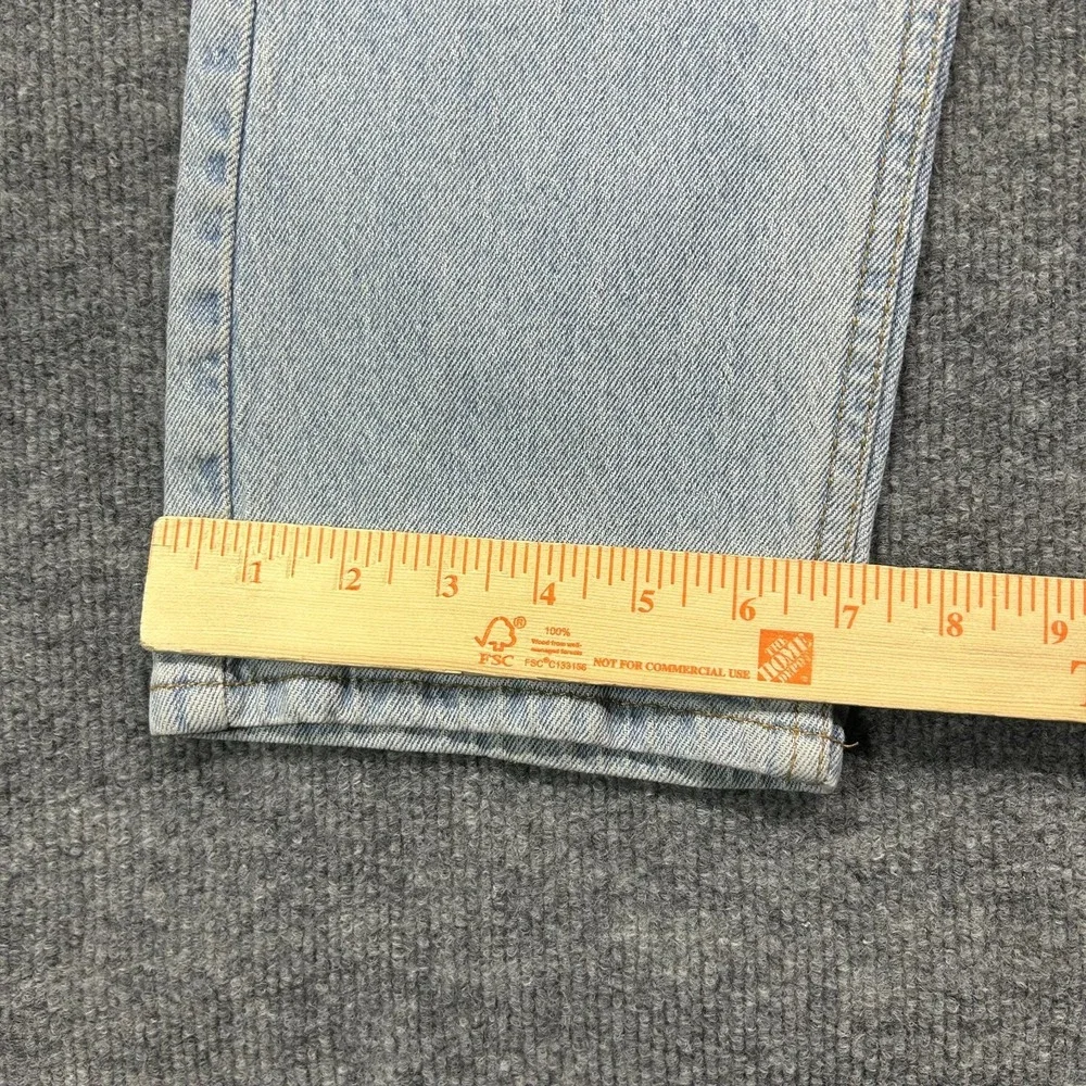 Levi's 505 Straight Jeans Men's Blue Denim Pockets Classic Zip Fly - 30X30